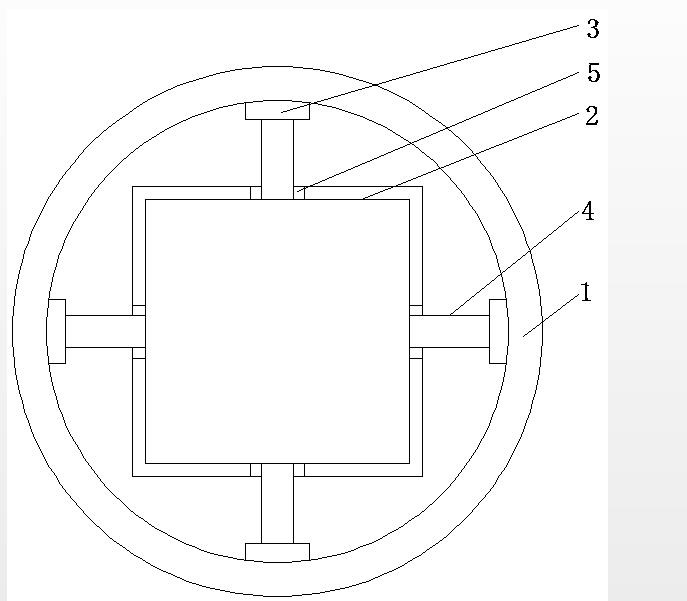 染色機(jī)用加強(qiáng)型導(dǎo)布管結(jié)構(gòu)圖