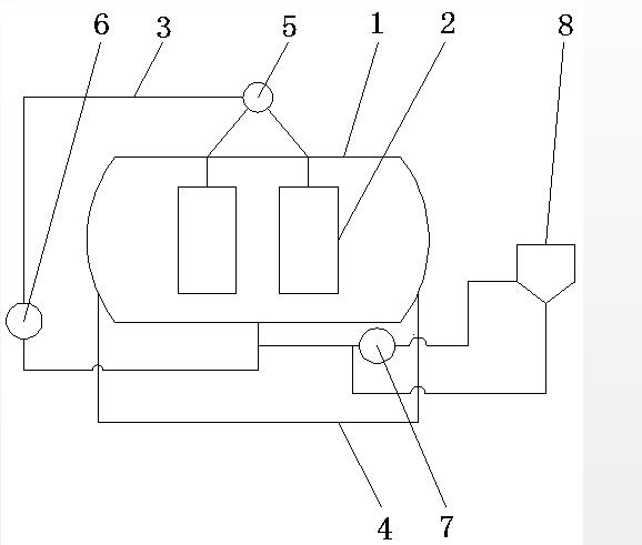 一種環(huán)保型染色機(jī)發(fā)明結(jié)構(gòu)圖