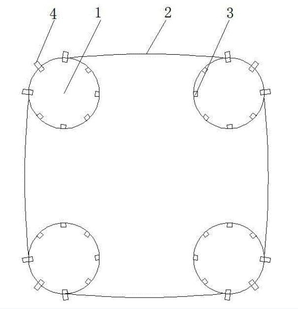 染色機(jī)用防滑導(dǎo)布盤結(jié)構(gòu)圖